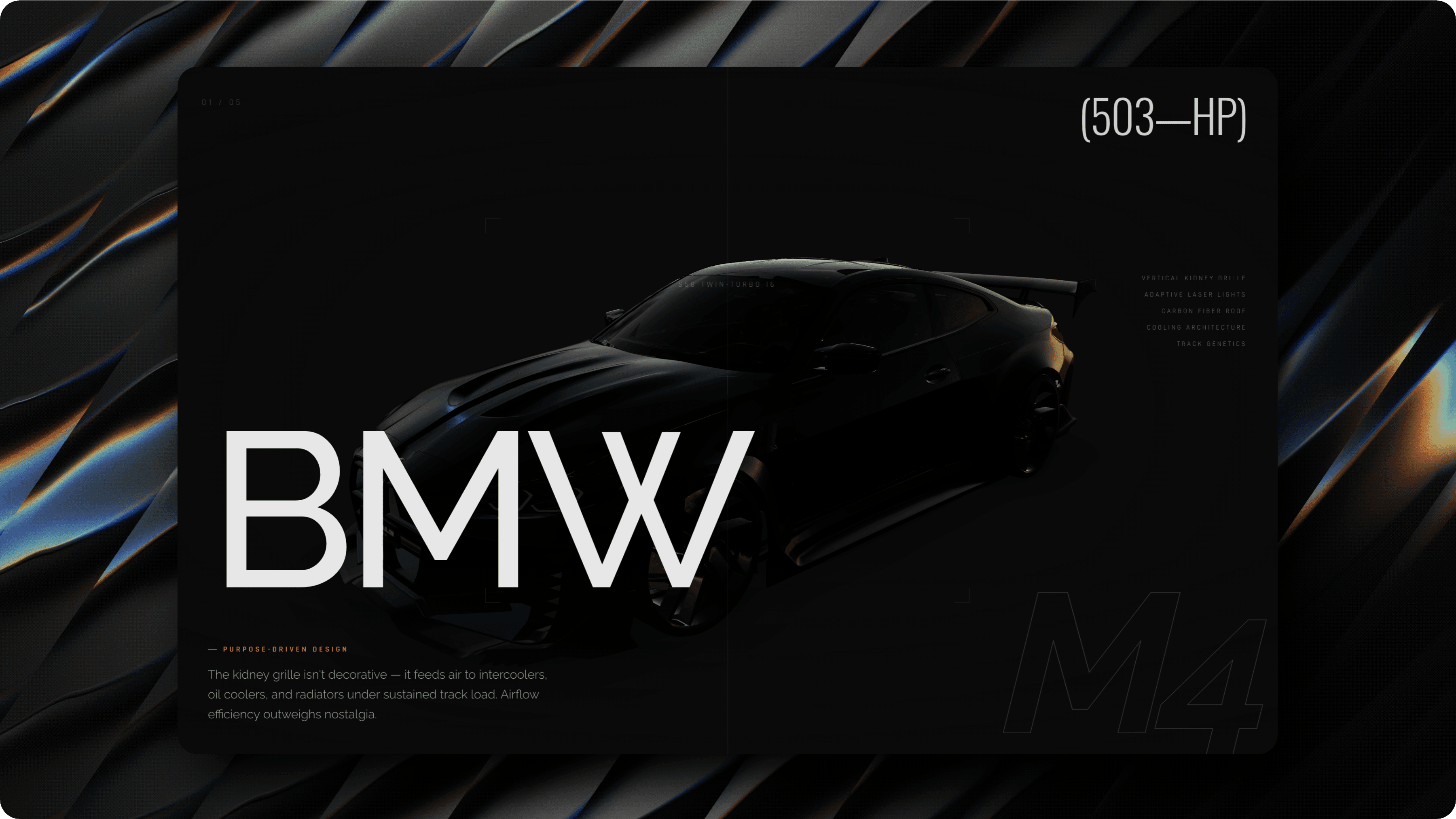 Bmw M4 Landing Page